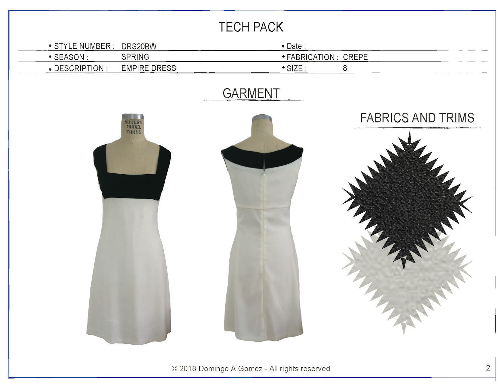 Dress Domingo Gomez Tech Pack Dress 2020 Page 2