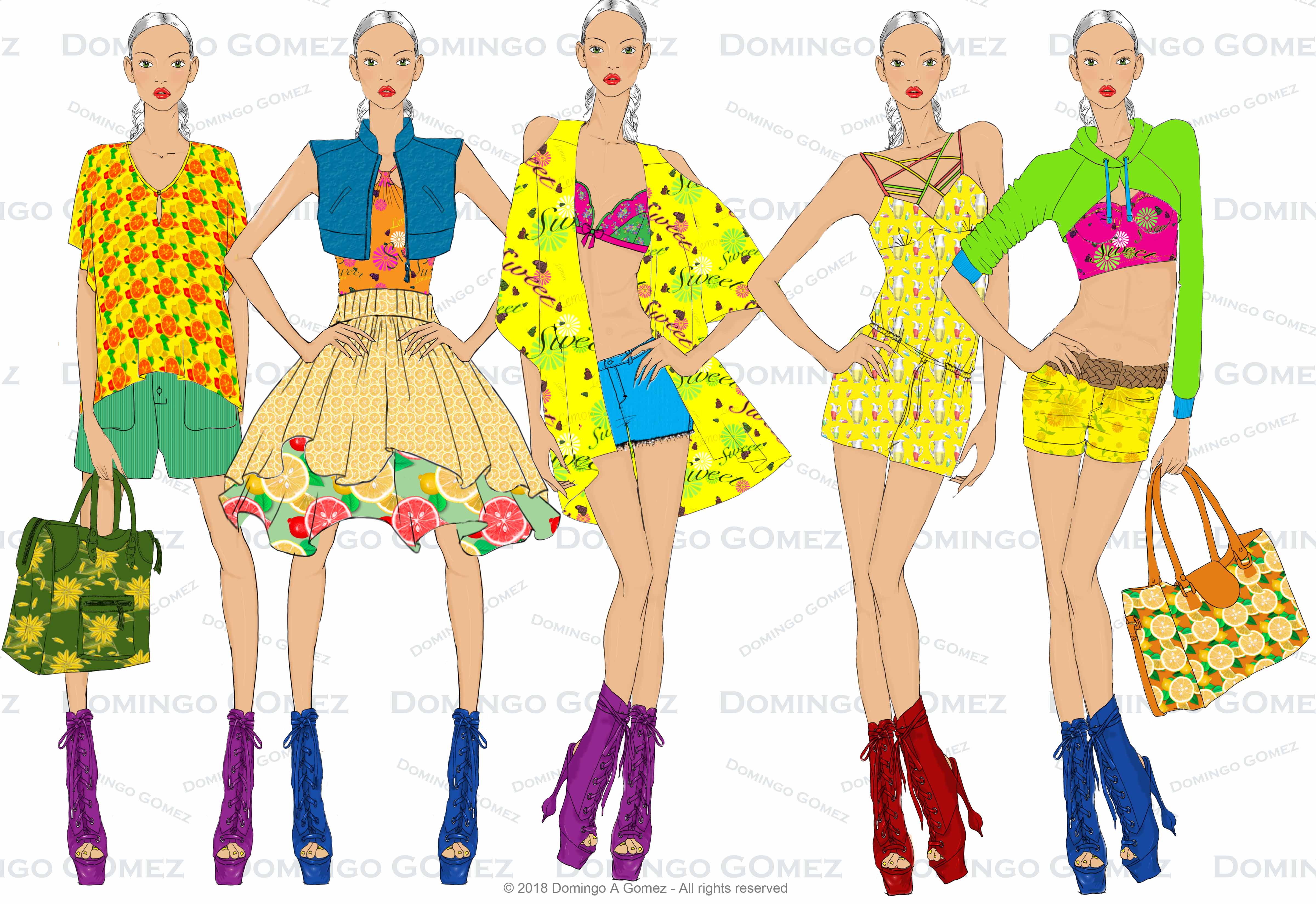 DomingoGomez Illustrations yellow