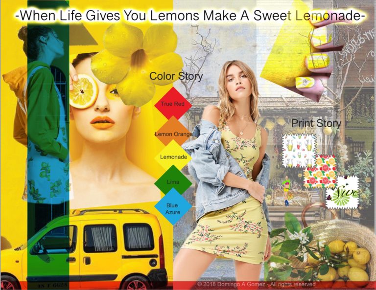 MoodBoard Illustration DomingoGomez lemon 2020